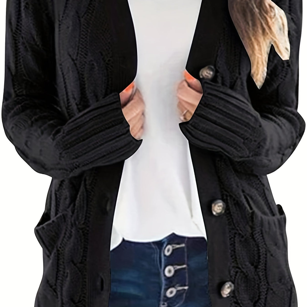 Chic Women's Knitted Cardigan