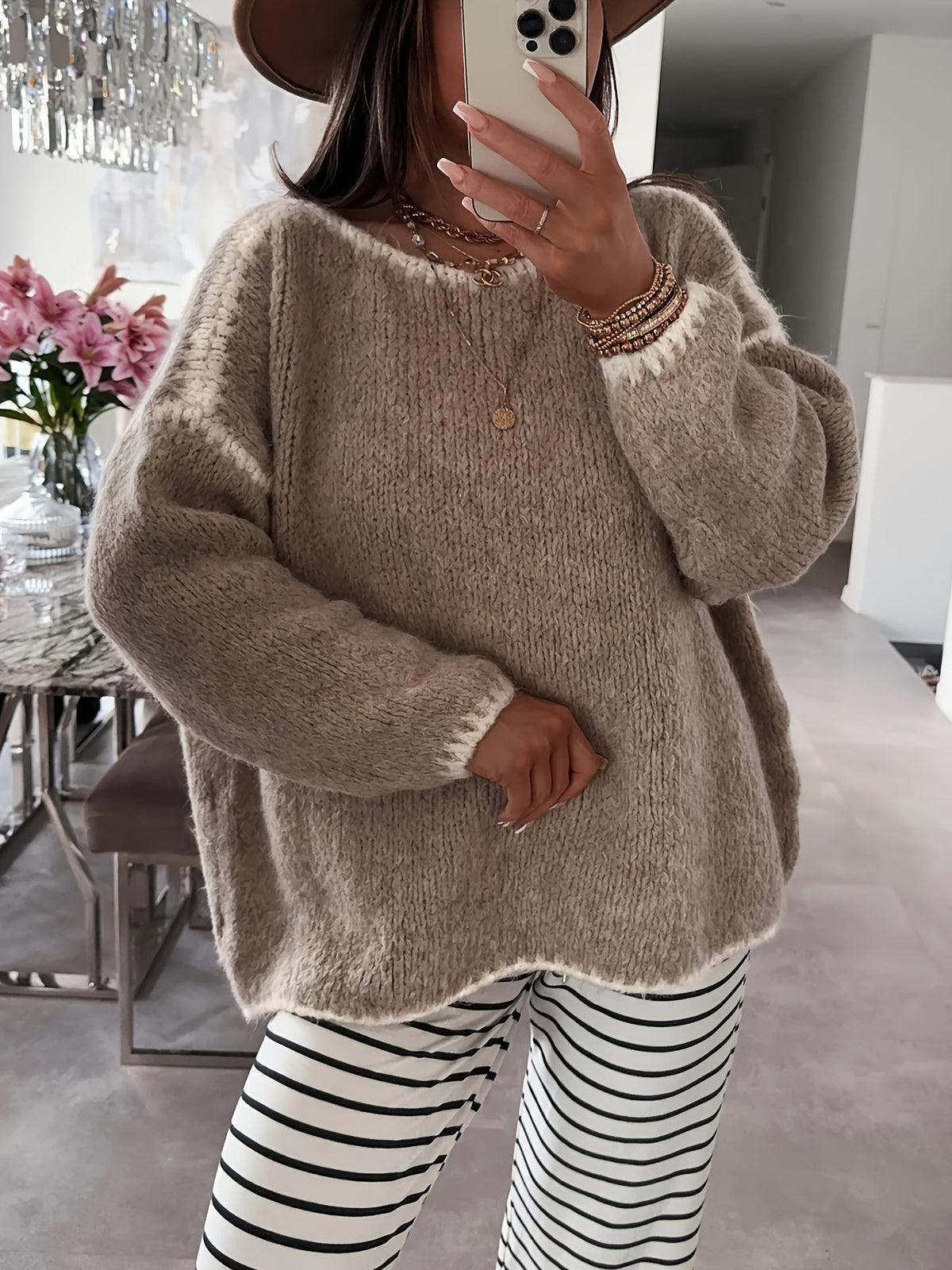 Adaline | Cozy Boat Neck Sweater