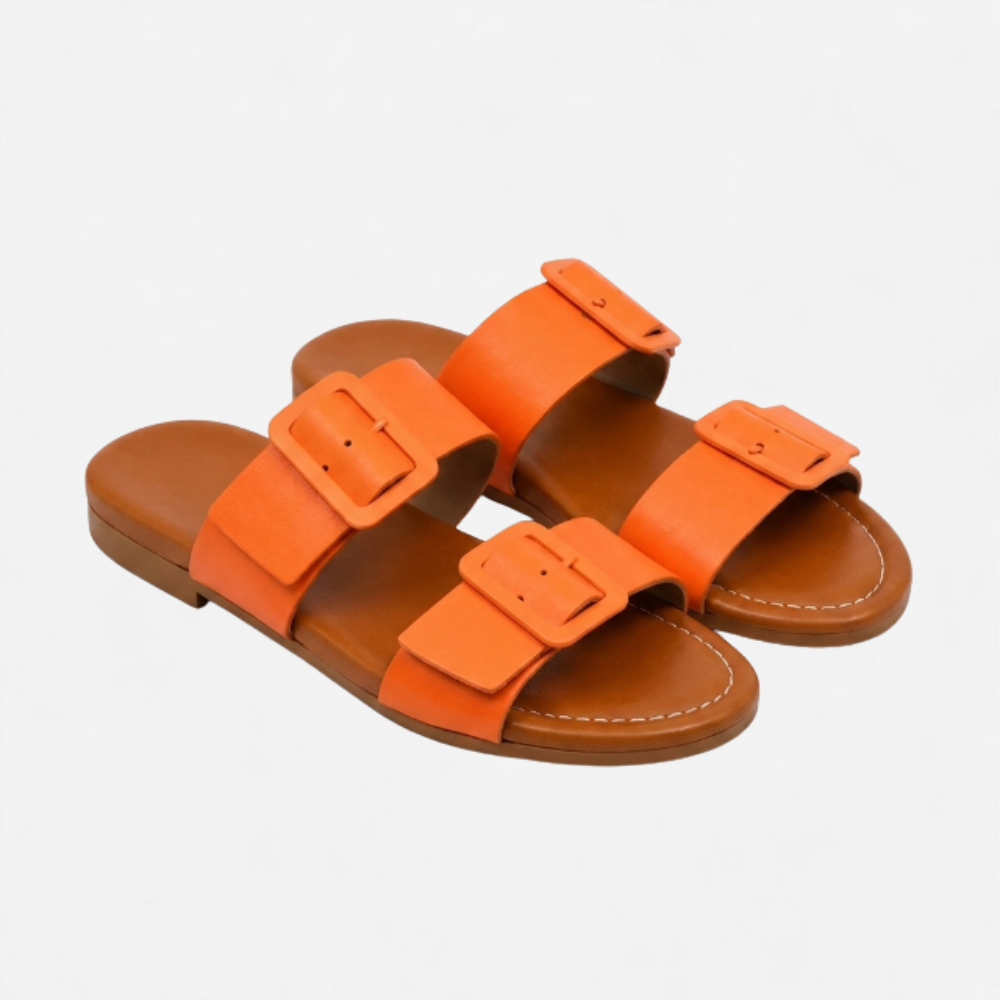 OLDMONEYLOOK | Women’s Refined Open Toe Flat Slippers