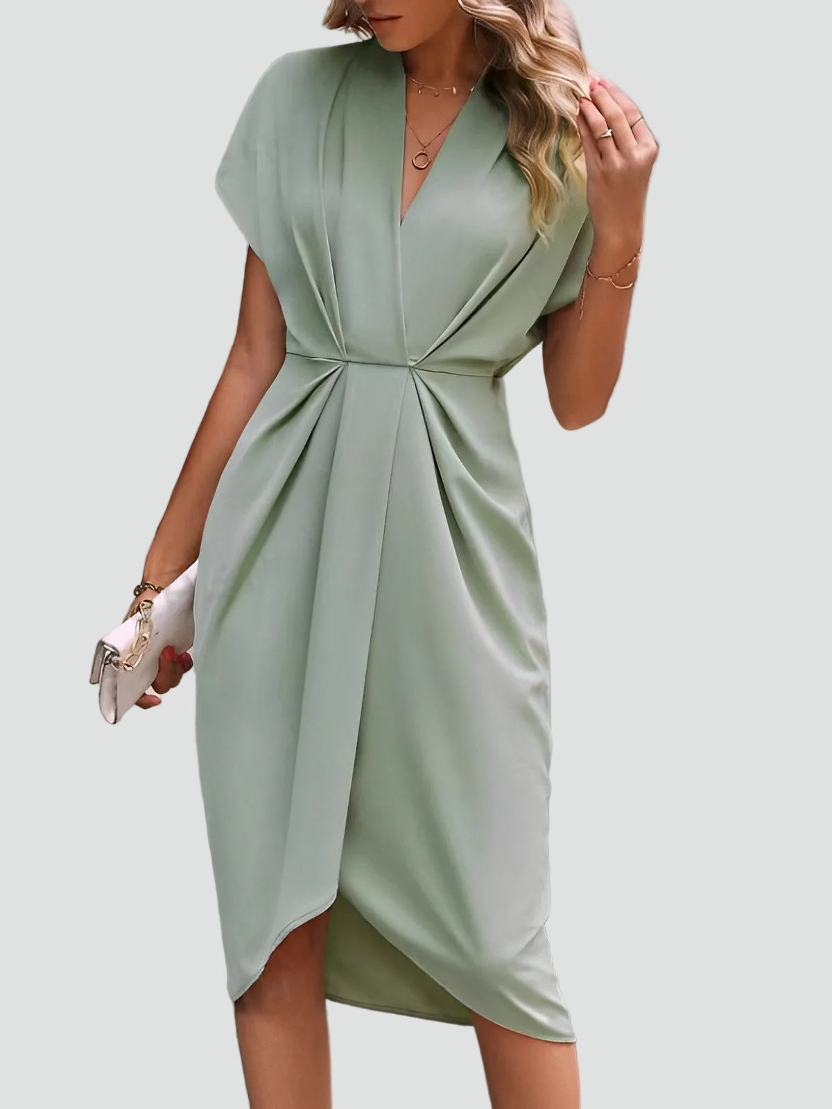 Wrap Dress for Women Regular Fit Softly Drapes Beautifully Around the Figure