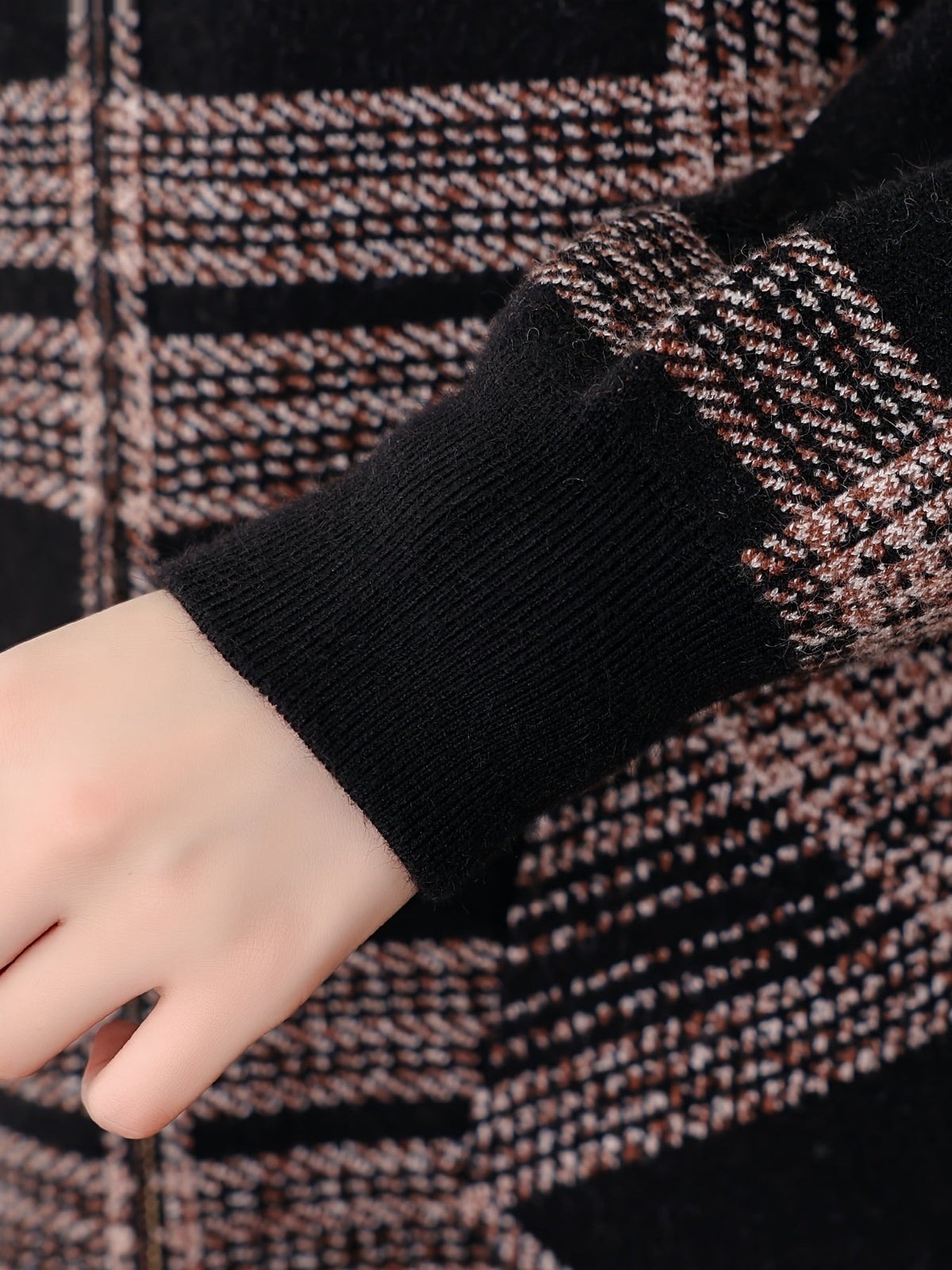 Delaney | Plaid Hooded Zip Jacket