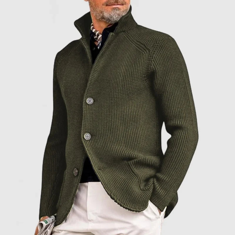 Men's Timeless Button-Up Cardigan