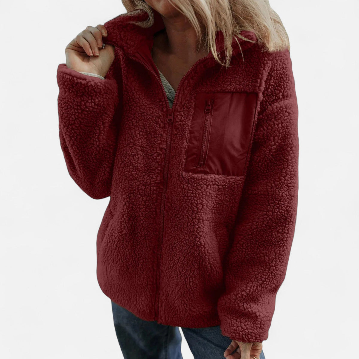 Chic Cozy Fleece Teddy Coat for Women