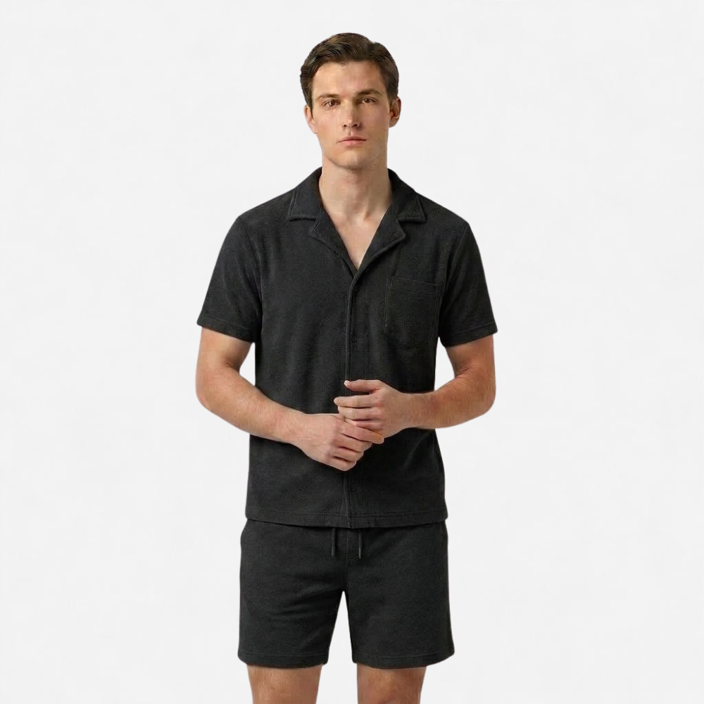 OLDMONEYLOOK | Men’s Classic Camp Collar Lounge Set