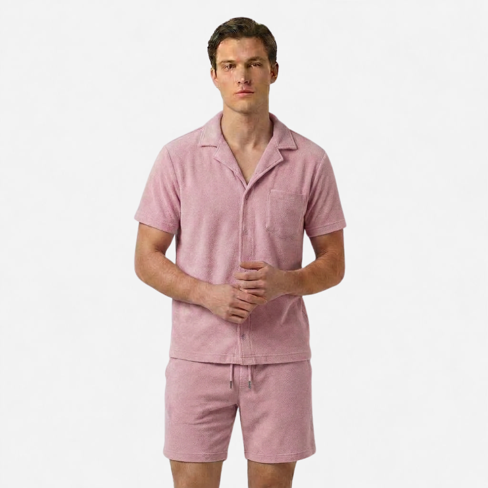 OLDMONEYLOOK | Men’s Classic Camp Collar Lounge Set