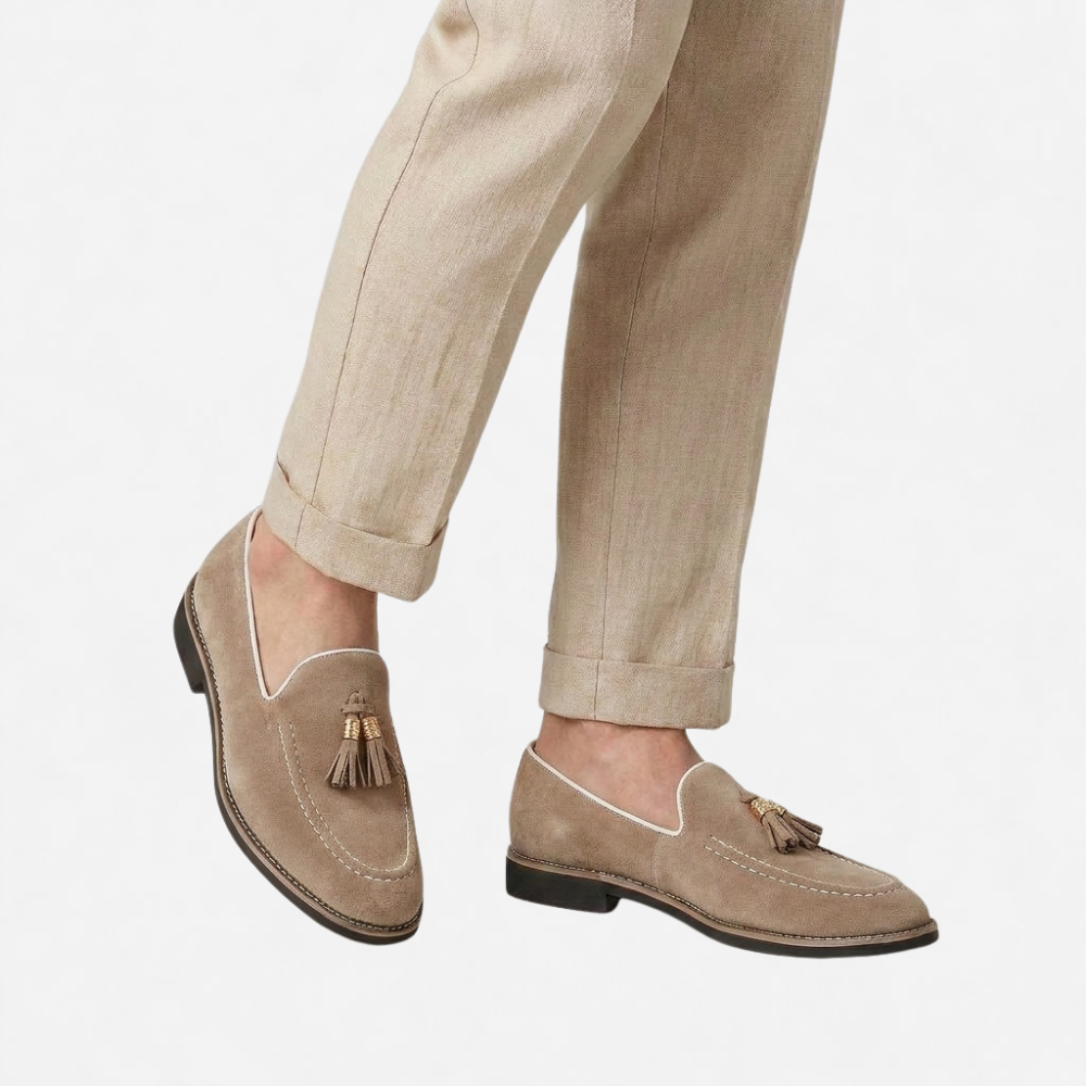 OLDMONEYLOOK | Men’s Heritage Suede Tassel Loafers