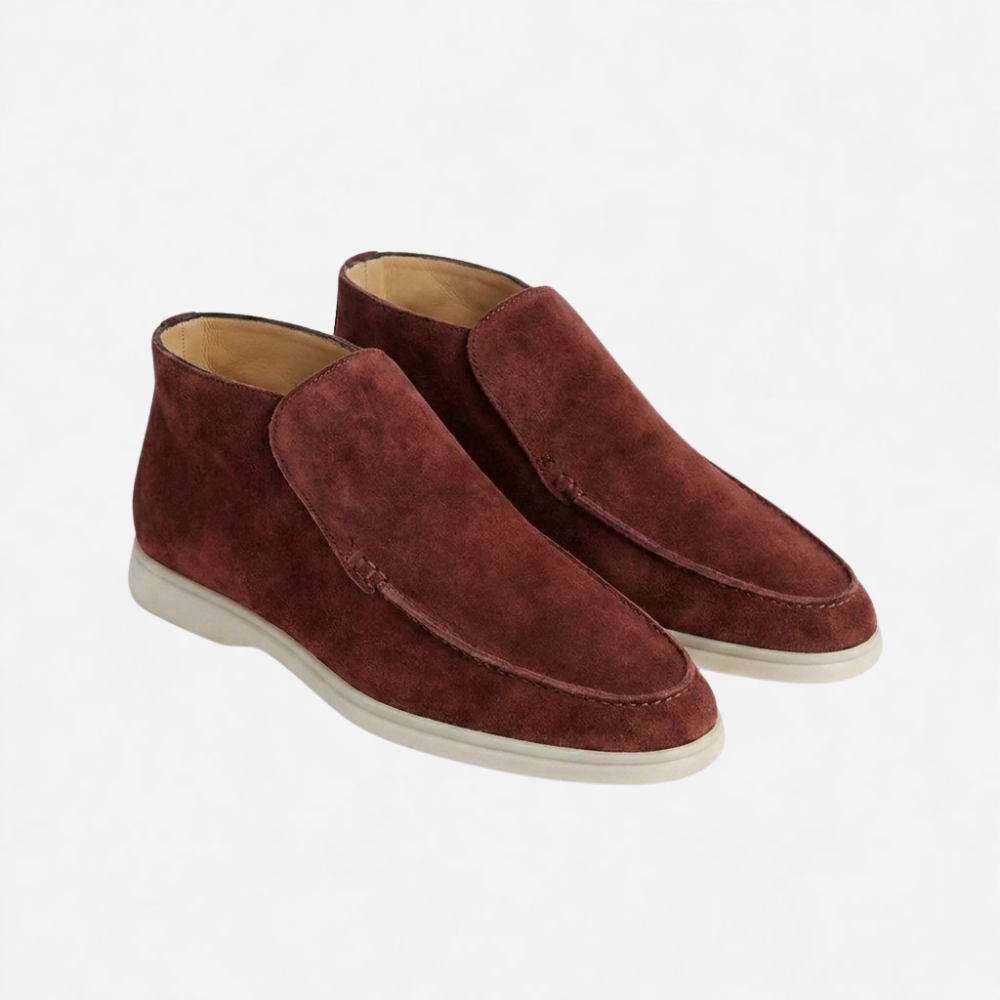 OLDMONEYLOOK | Men Refined Lightweight Suede Loafers