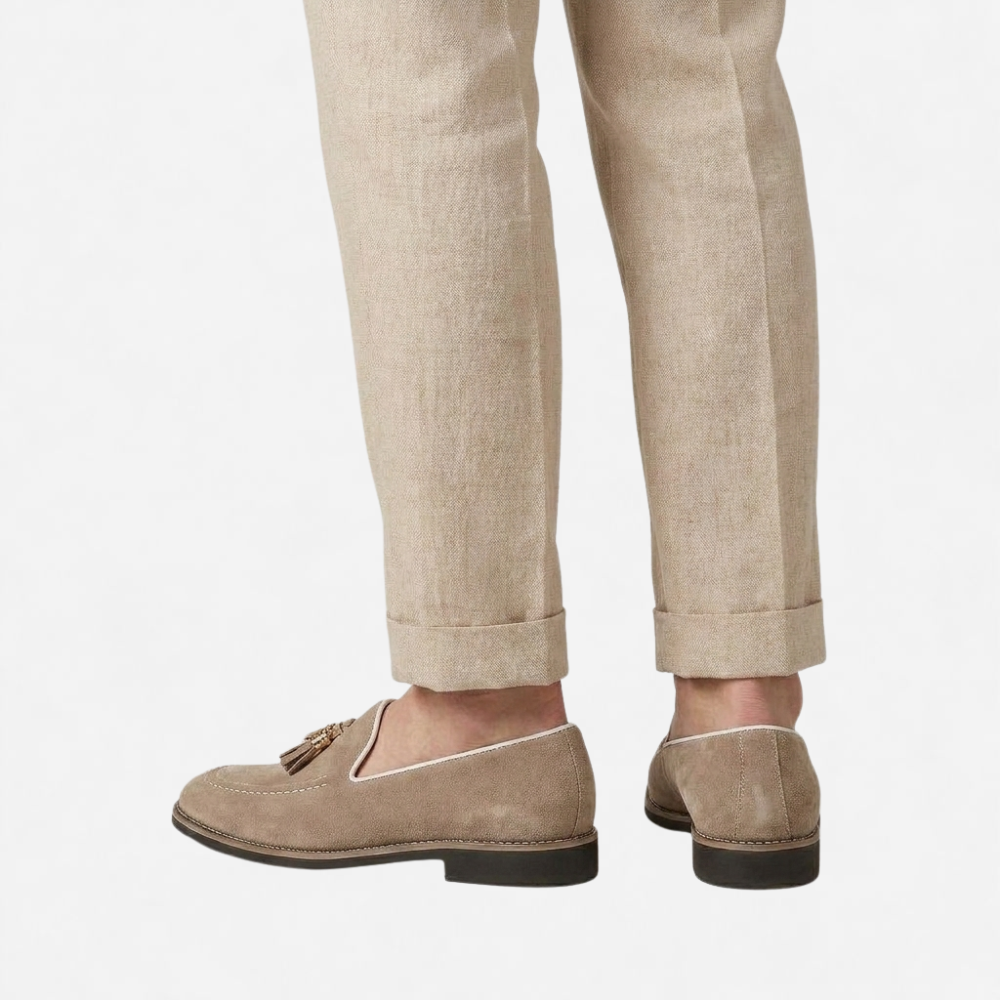 OLDMONEYLOOK | Men’s Heritage Suede Tassel Loafers
