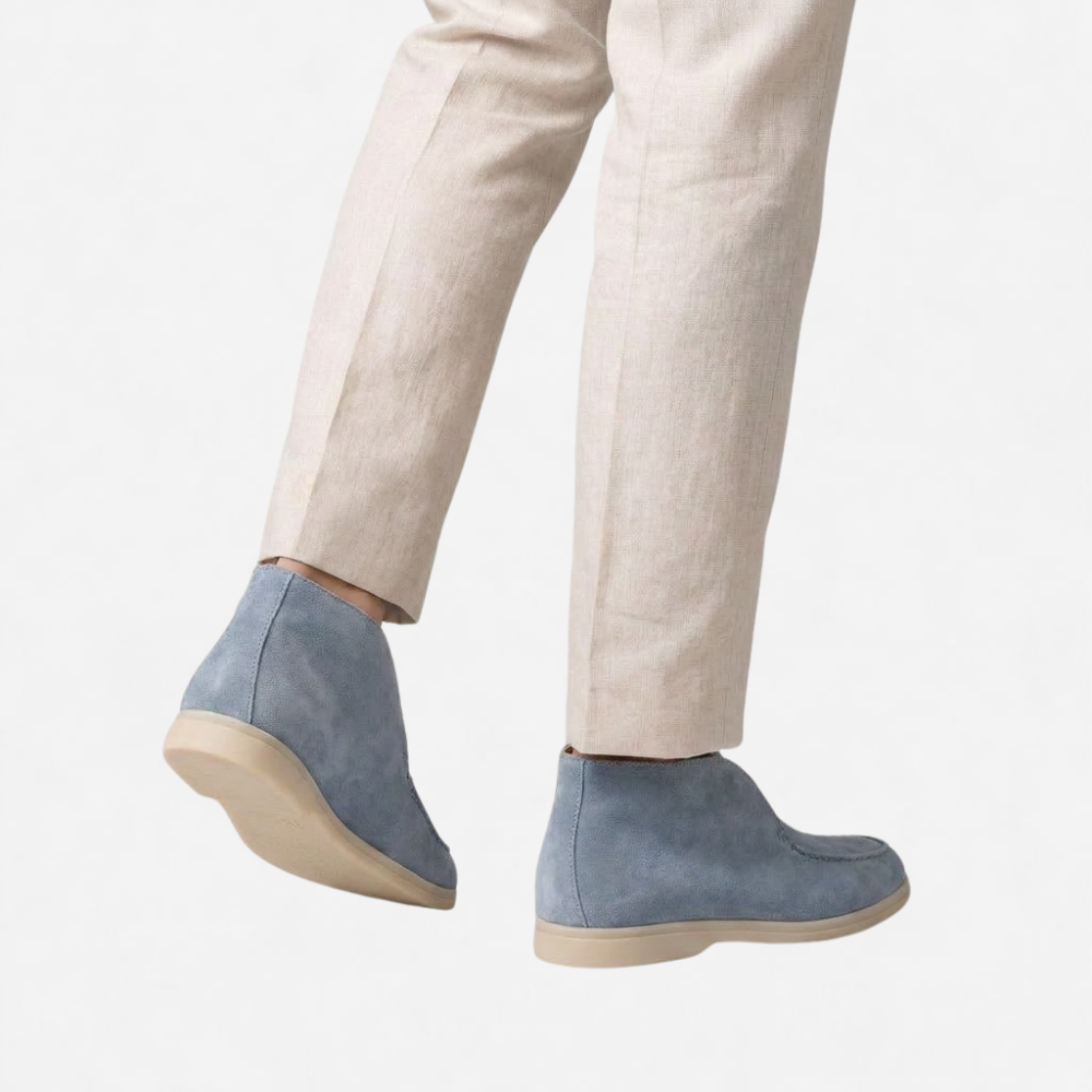 OLDMONEYLOOK | Men Heritage Suede Loafers Classic Slip-On