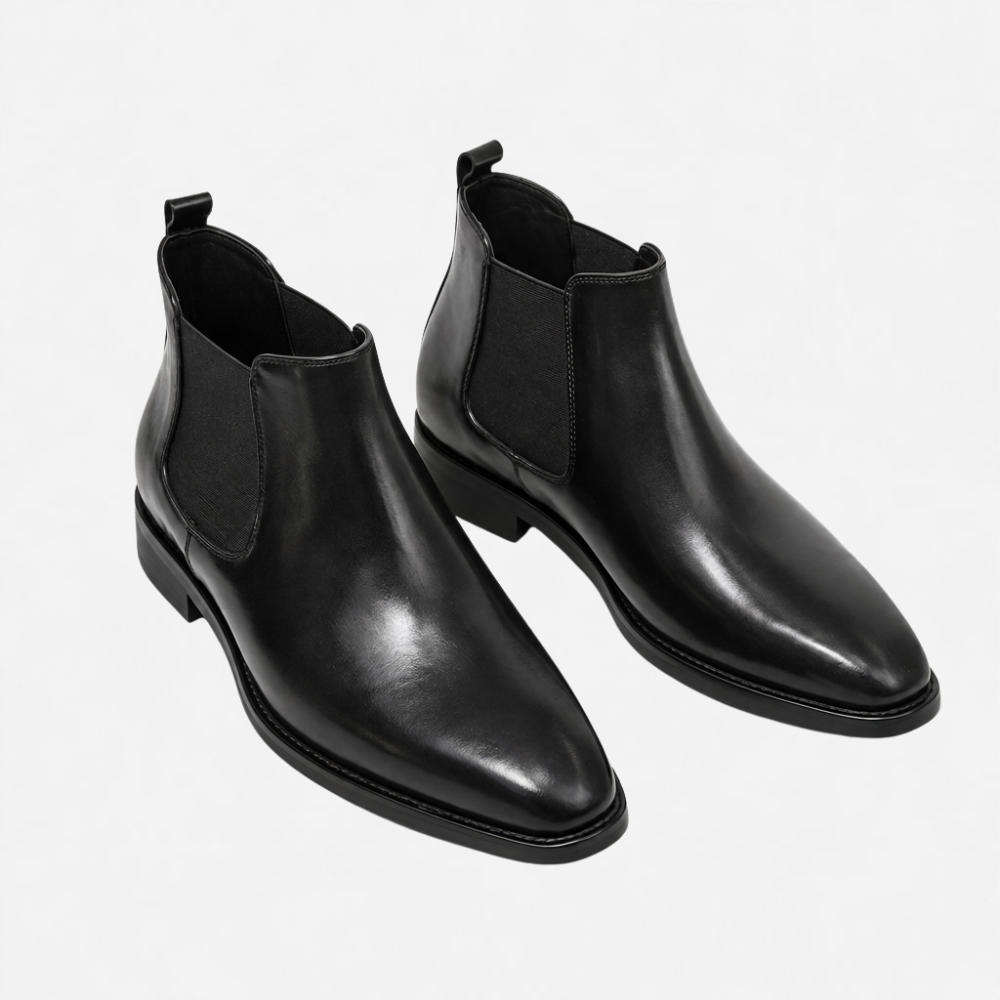 OLDMONEYLOOK | Men Refined Slip-On Chelsea Boots Classic