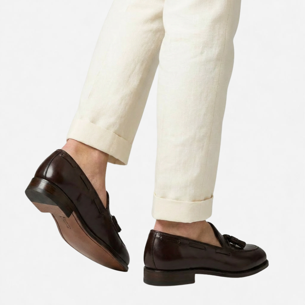 OLDMONEYLOOK | Men’s Heritage Cordovan Leather Moccasins