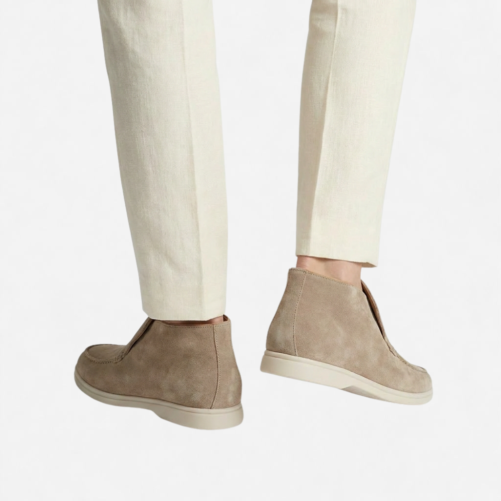 OLDMONEYLOOK | Men Refined Lightweight Suede Loafers
