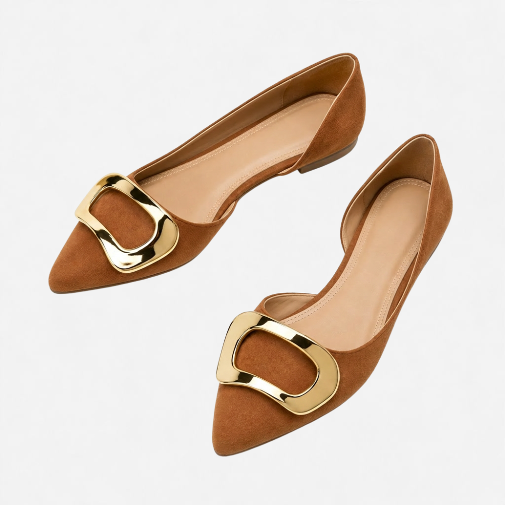 OLDMONEYLOOK | Women Refined Pointed Toe Slingback Slippers