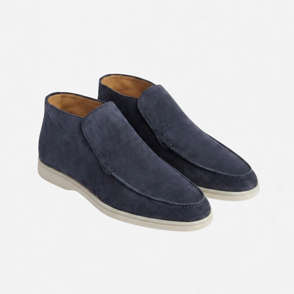 OLDMONEYLOOK | Men Refined Lightweight Suede Loafers