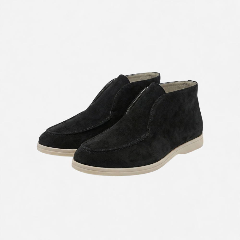 OLDMONEYLOOK | Men Heritage Suede Loafers Classic Slip-On