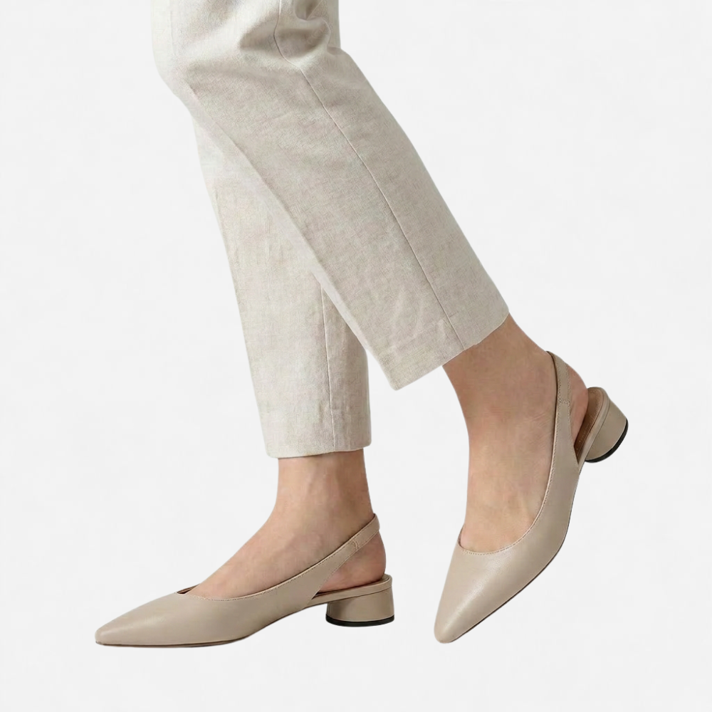 OLDMONEYLOOK | Women’s Classic Leather Low Heel Flats