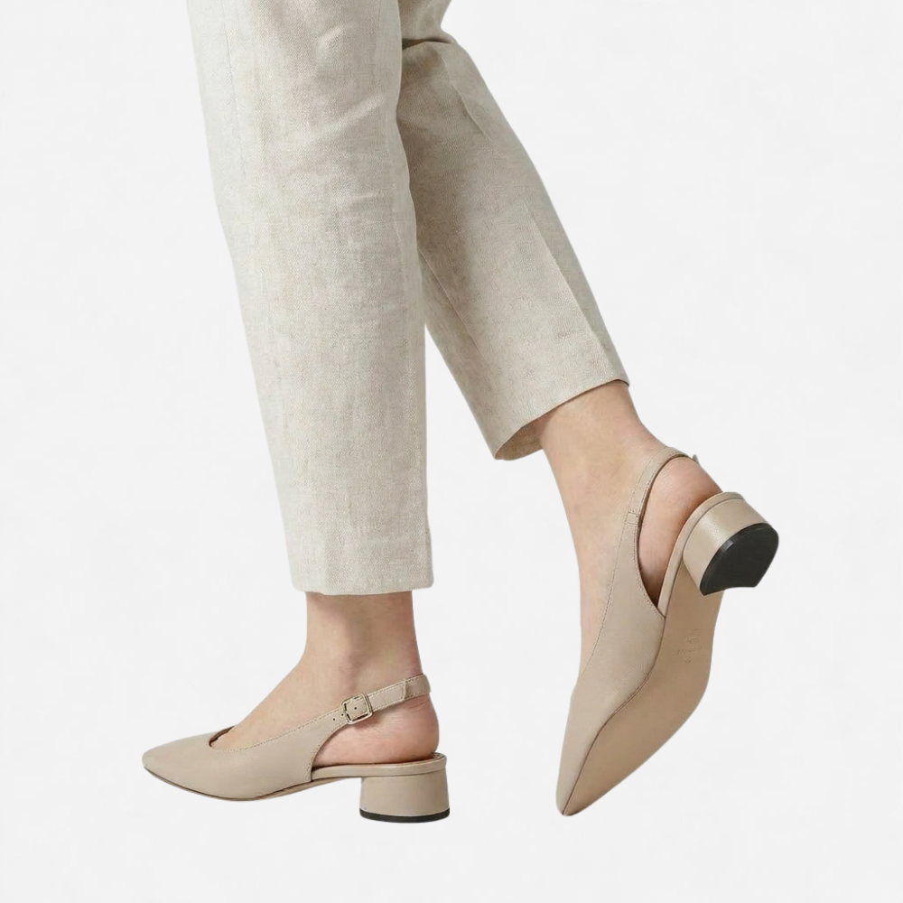 OLDMONEYLOOK | Women’s Classic Leather Low Heel Flats