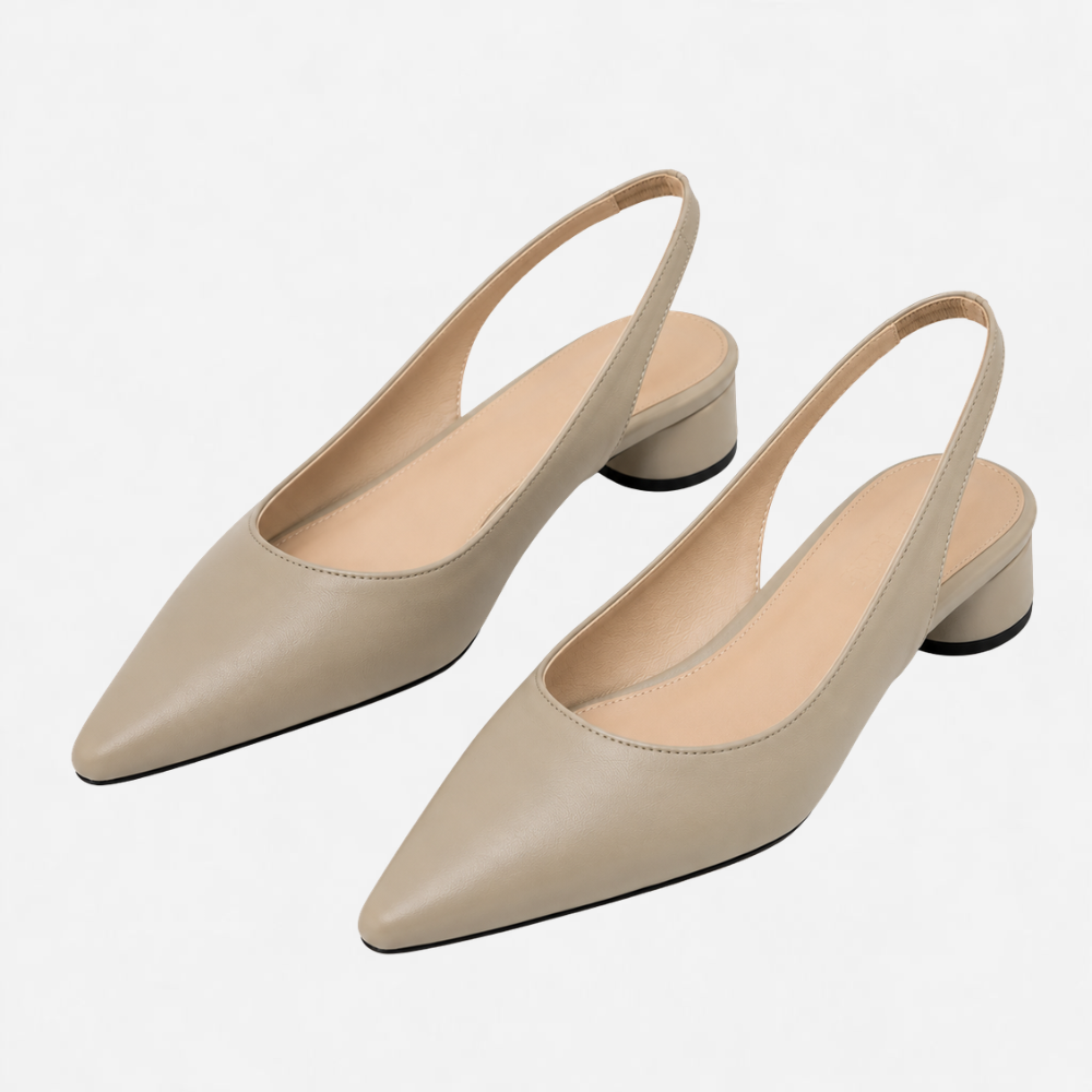 OLDMONEYLOOK | Women’s Classic Leather Low Heel Flats