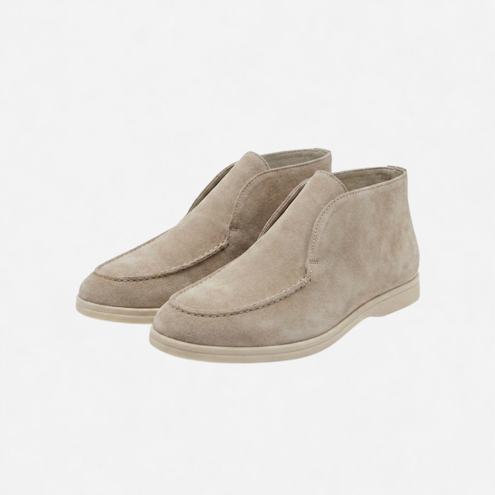 OLDMONEYLOOK | Men Heritage Suede Loafers Classic Slip-On