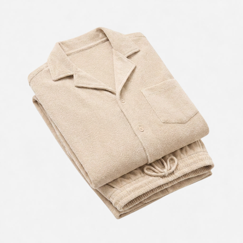 OLDMONEYLOOK | Men’s Classic Camp Collar Lounge Set