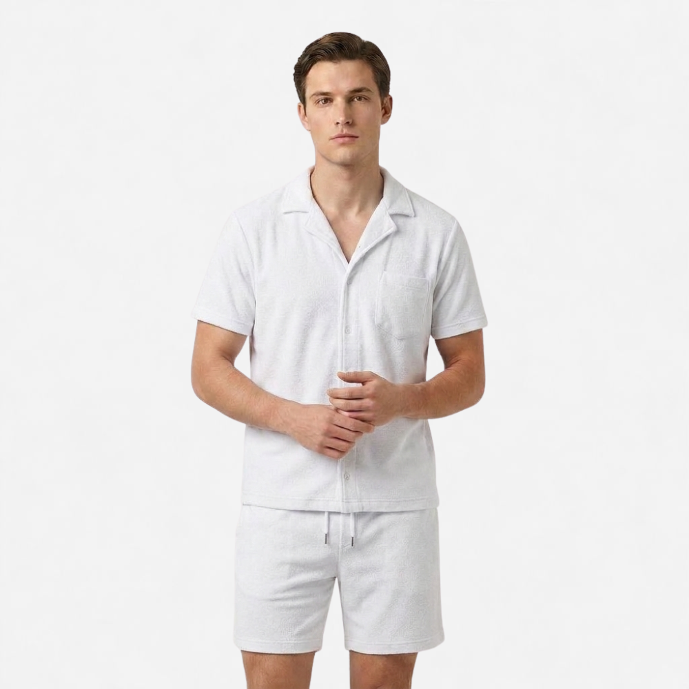 OLDMONEYLOOK | Men’s Classic Camp Collar Lounge Set