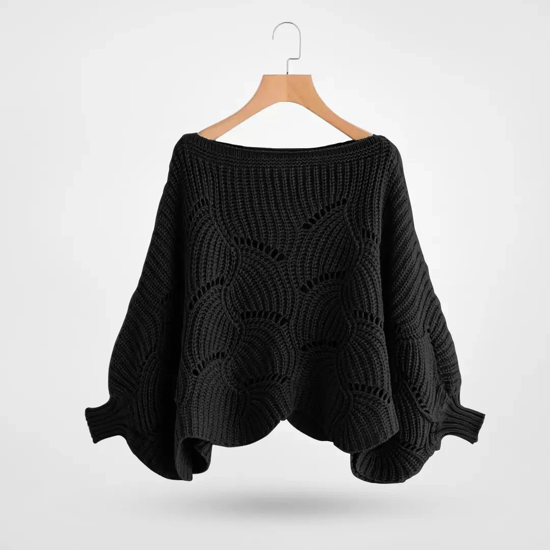 Knitted Women's Sweater for Autumn