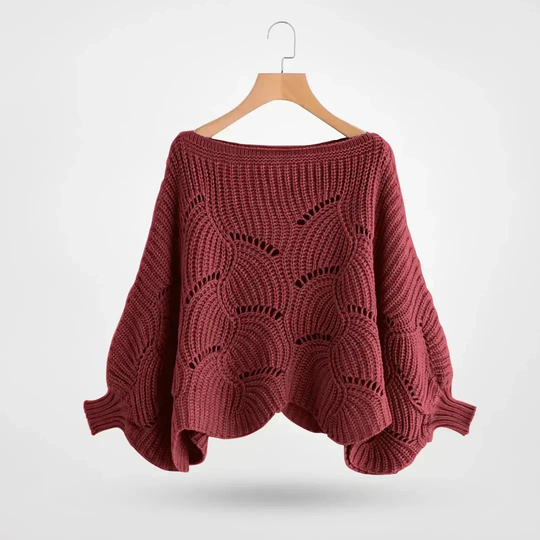 Knitted Women's Sweater for Autumn