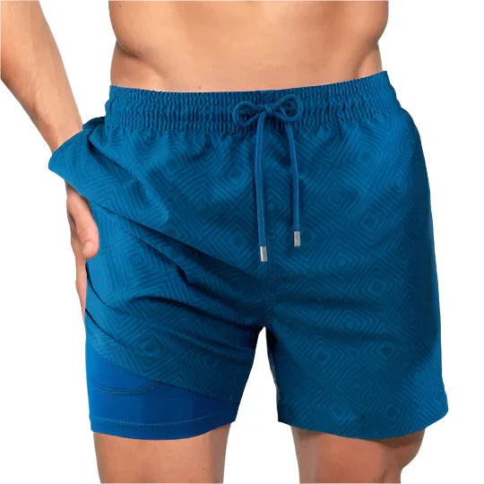 Men's Swim Shorts with Inner Pocket