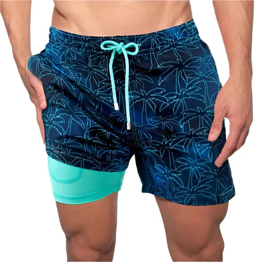 Men's Swim Shorts with Inner Pocket
