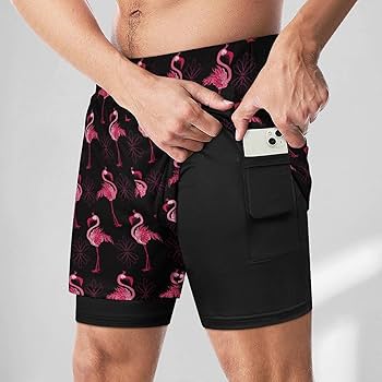 Men's Swim Shorts with Inner Pocket