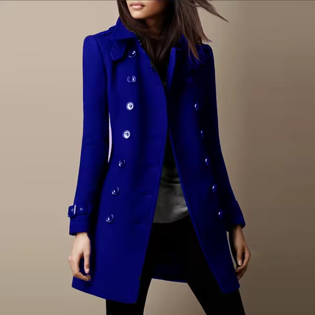 Women's Slim Fit Wool Winter Coat