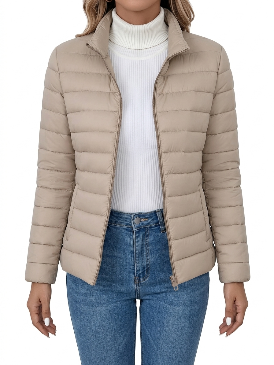 Chic Lightweight Women's Mid-Length Jacket