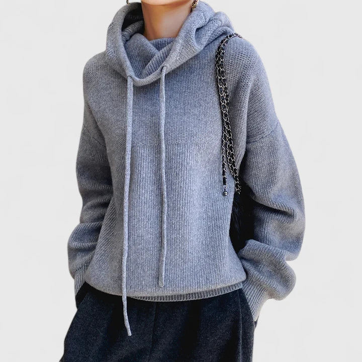 Soft Knit Hoodie for Women - Cozy Sweater for Ultimate Relaxation