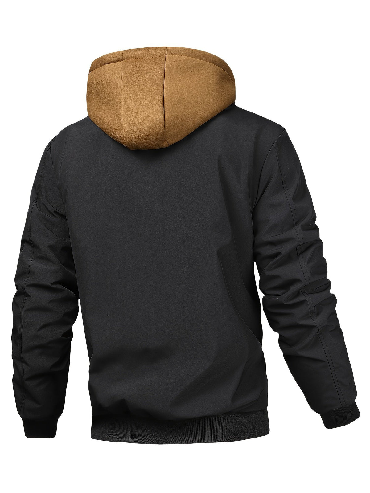 Men's Casual Checkered Hooded Jacket
