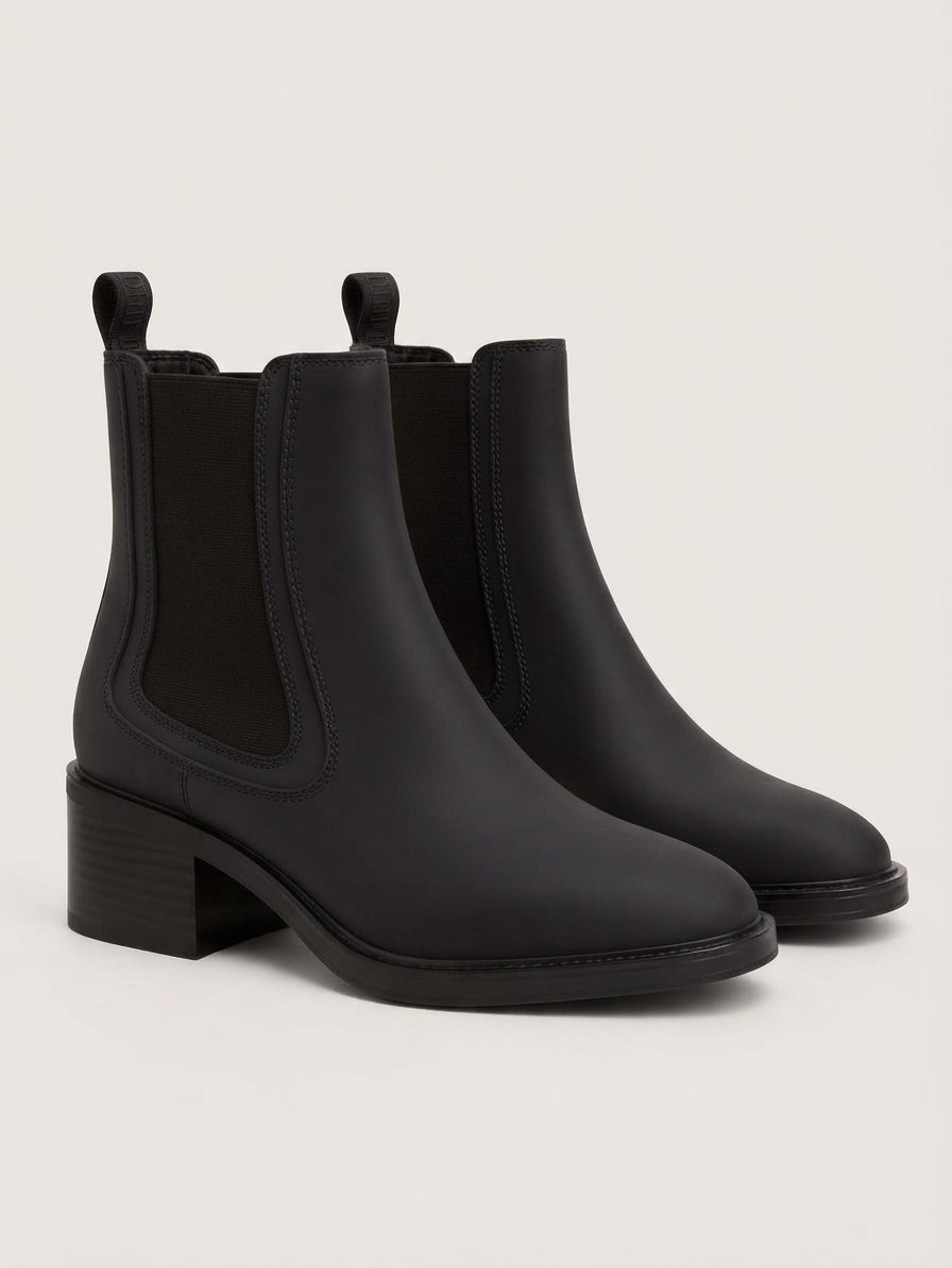 Chelsea Rain Boots for Women Waterproof with Profile Sole