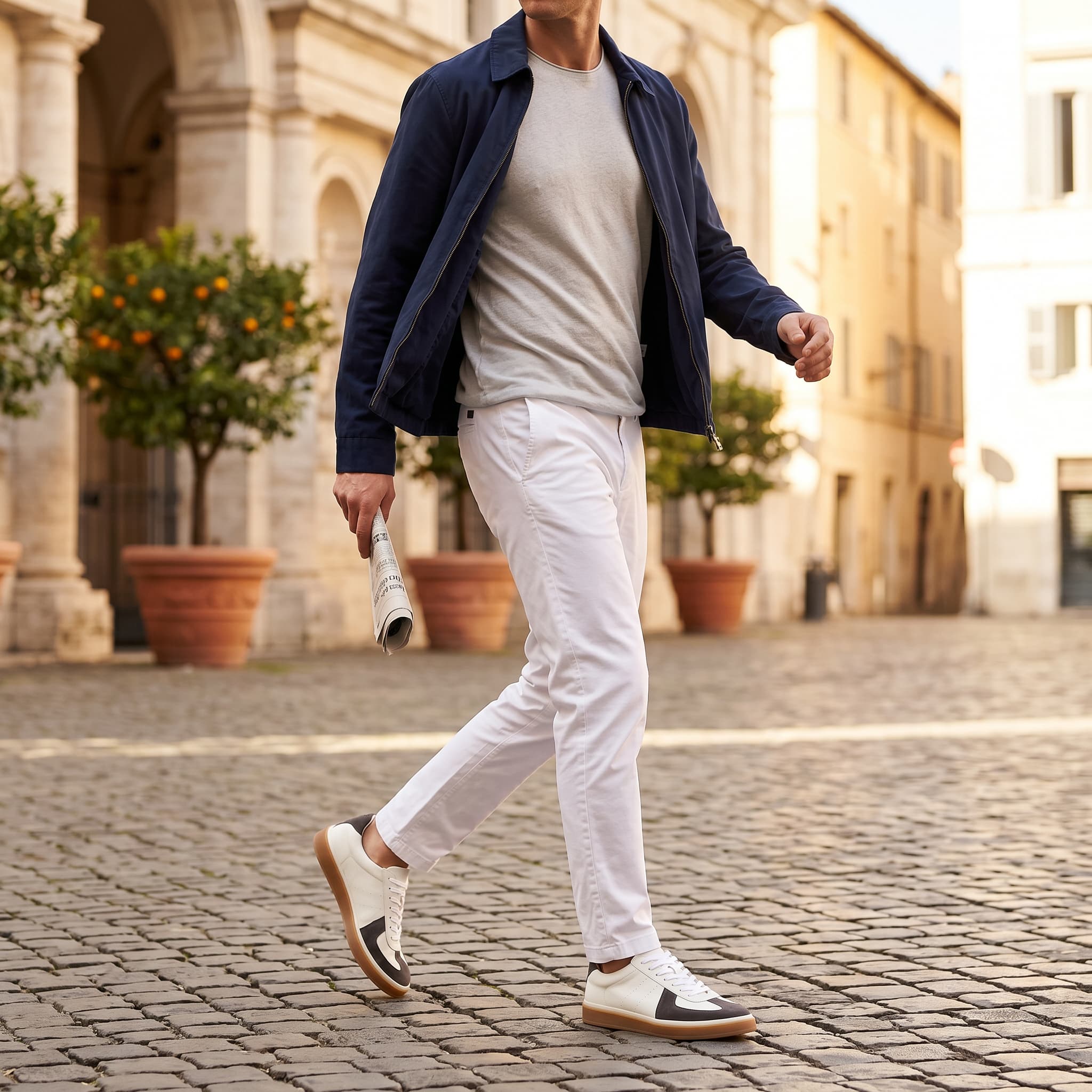 Whitfield Leather Court Sneaker