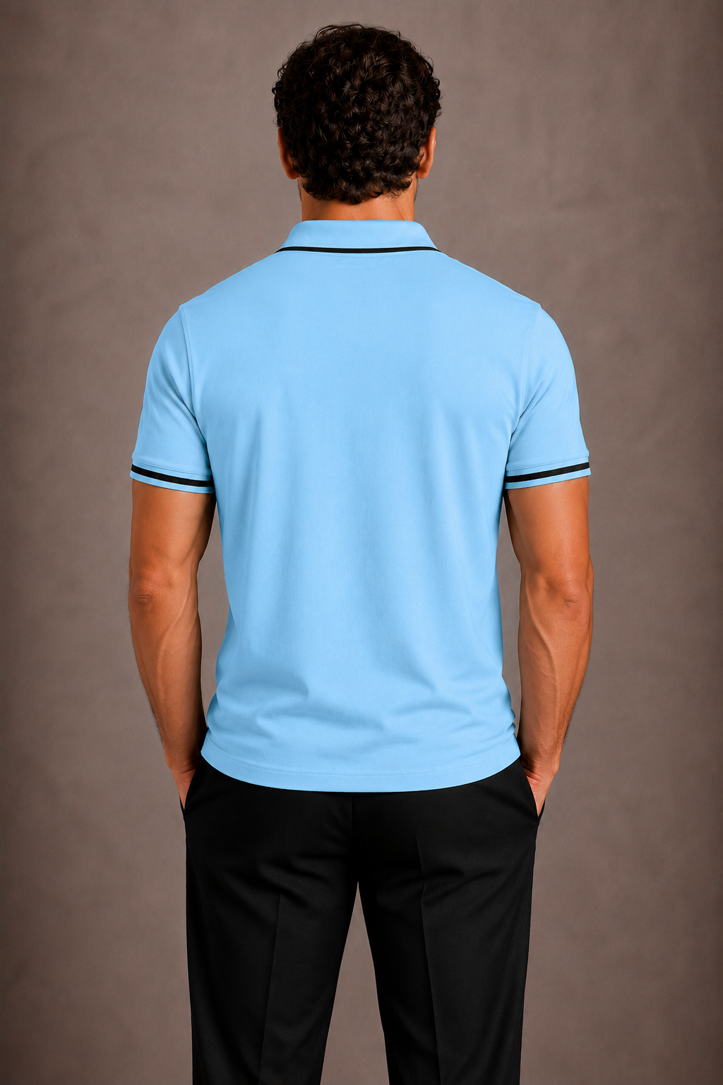 Men's Polo with Contrast Details Timeless Casual Style