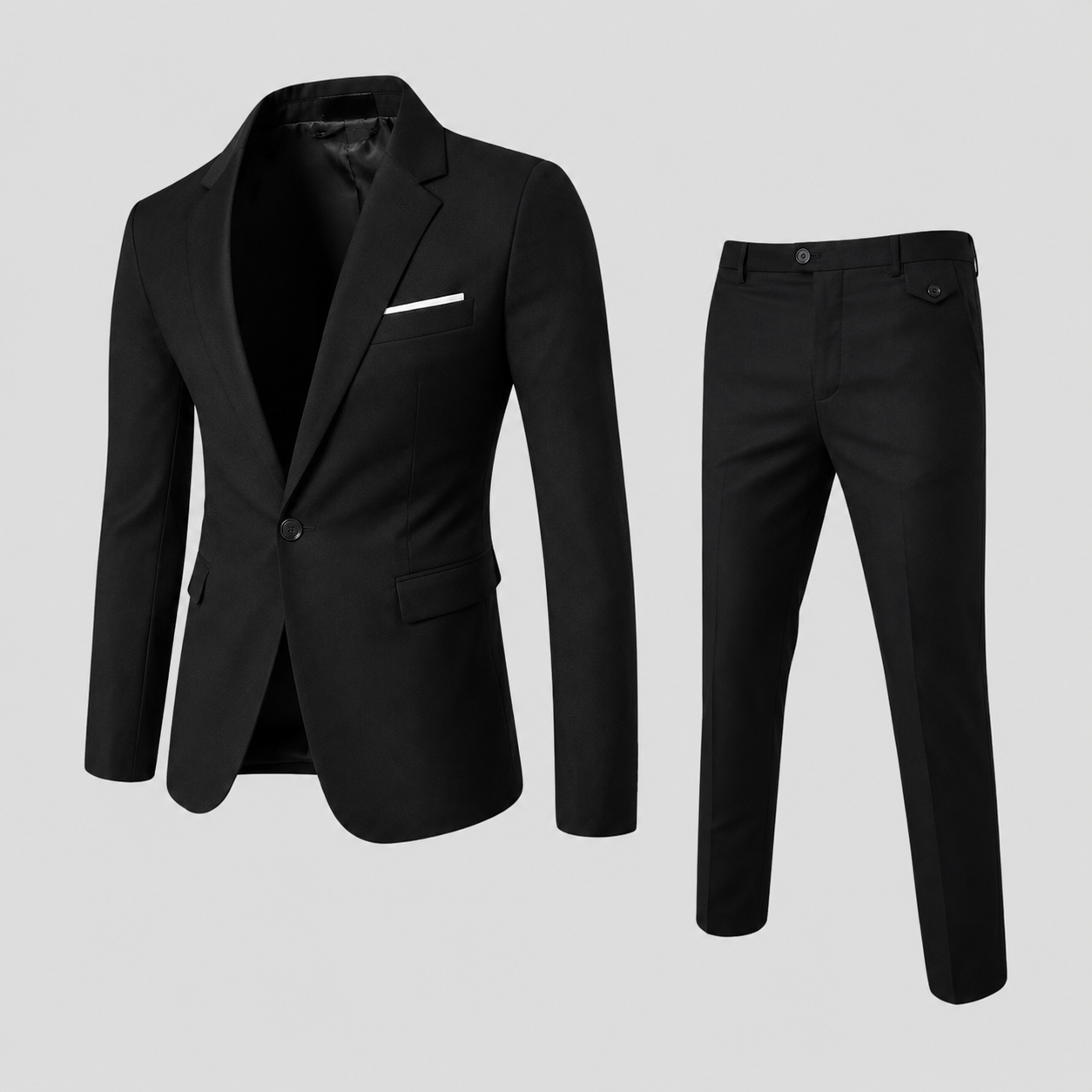 Men's Slim-Fit Suit for Weddings and Formal Occasions