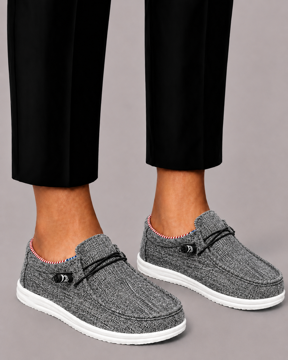 Men's Canvas Slip-Ons Lightweight Comfort