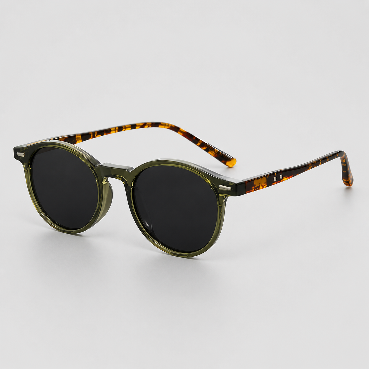 Men's Sunglasses Round Frame Lightweight Retro Style