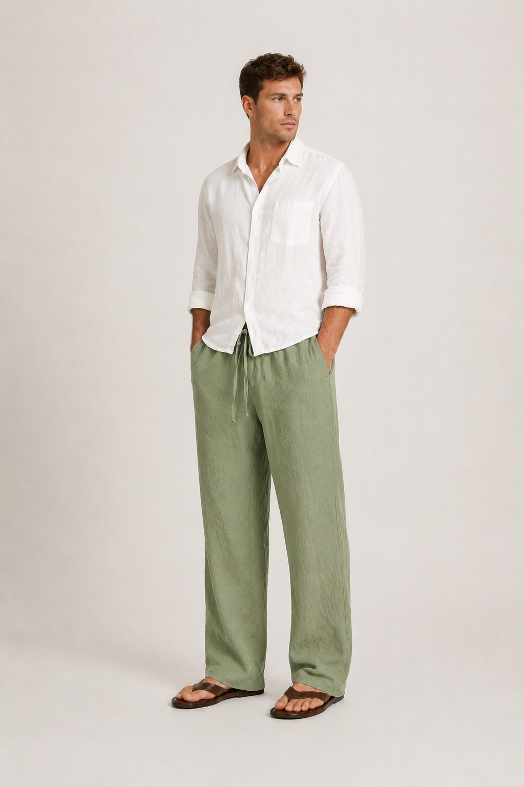 Men's Linen Trousers Relaxed Comfort Timeless Summer Style