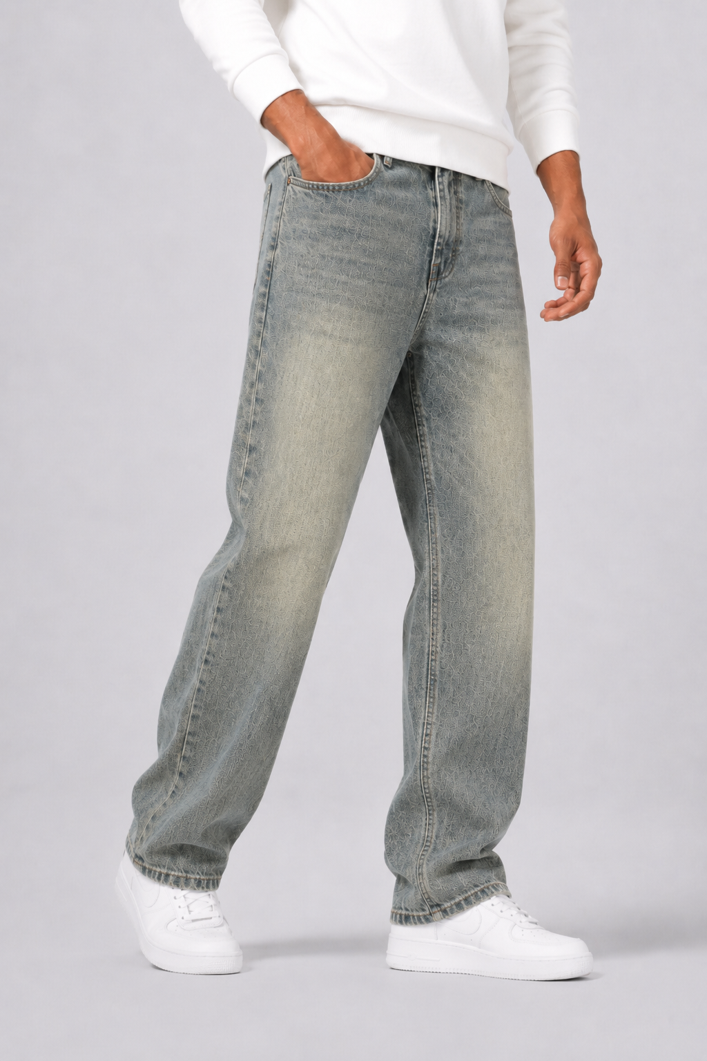 Men's Straight-Fit Jeans Timeless Casual Style