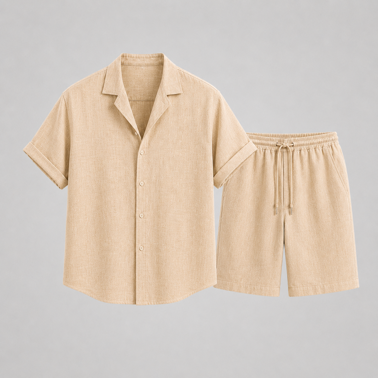 Men's Linen Set Relaxed Summer Elegance