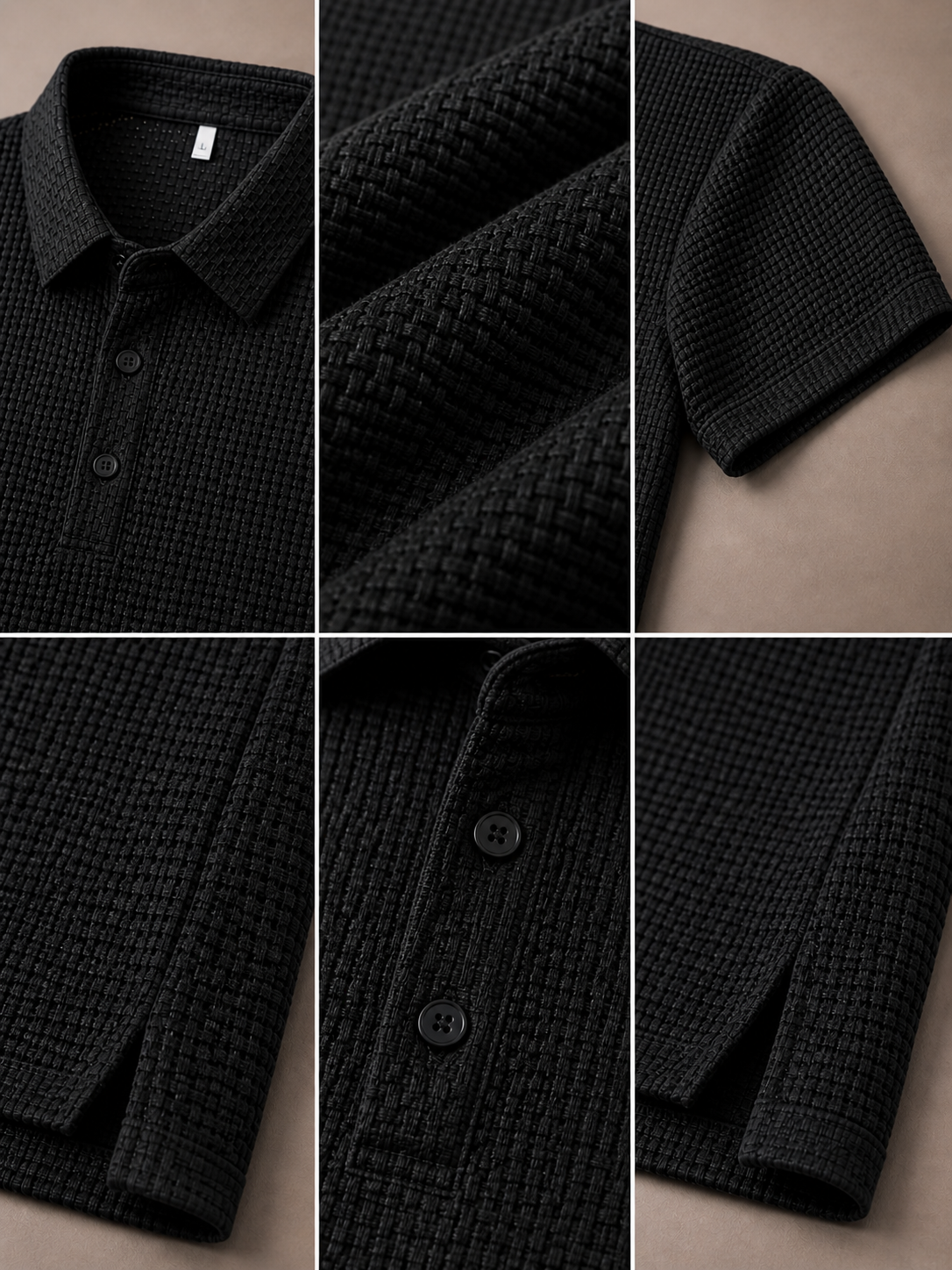 Men's Polo Anti-Crease Short Sleeves Modern Fit