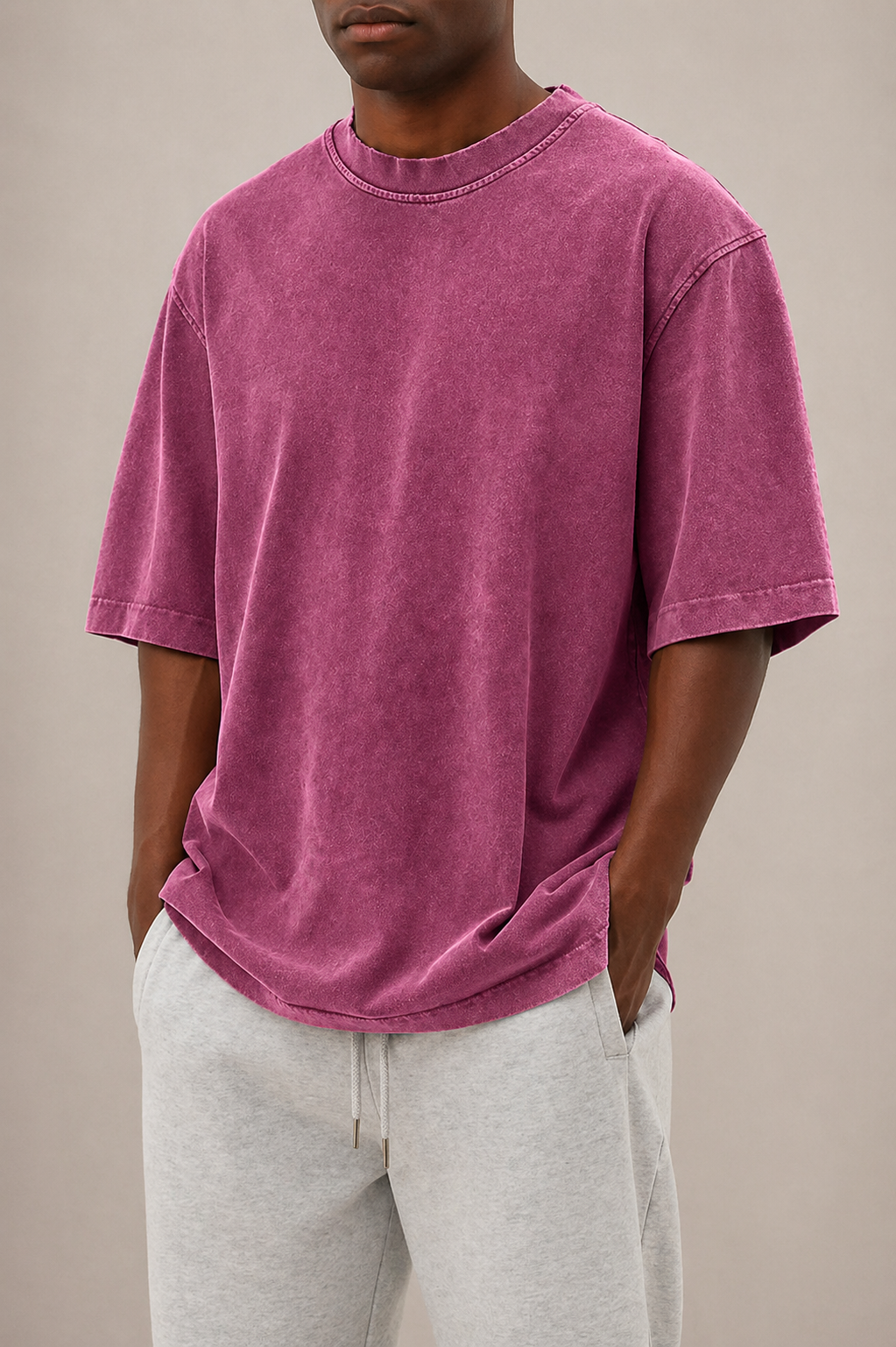 Men's Oversized T-Shirt Cotton Relaxed Fit