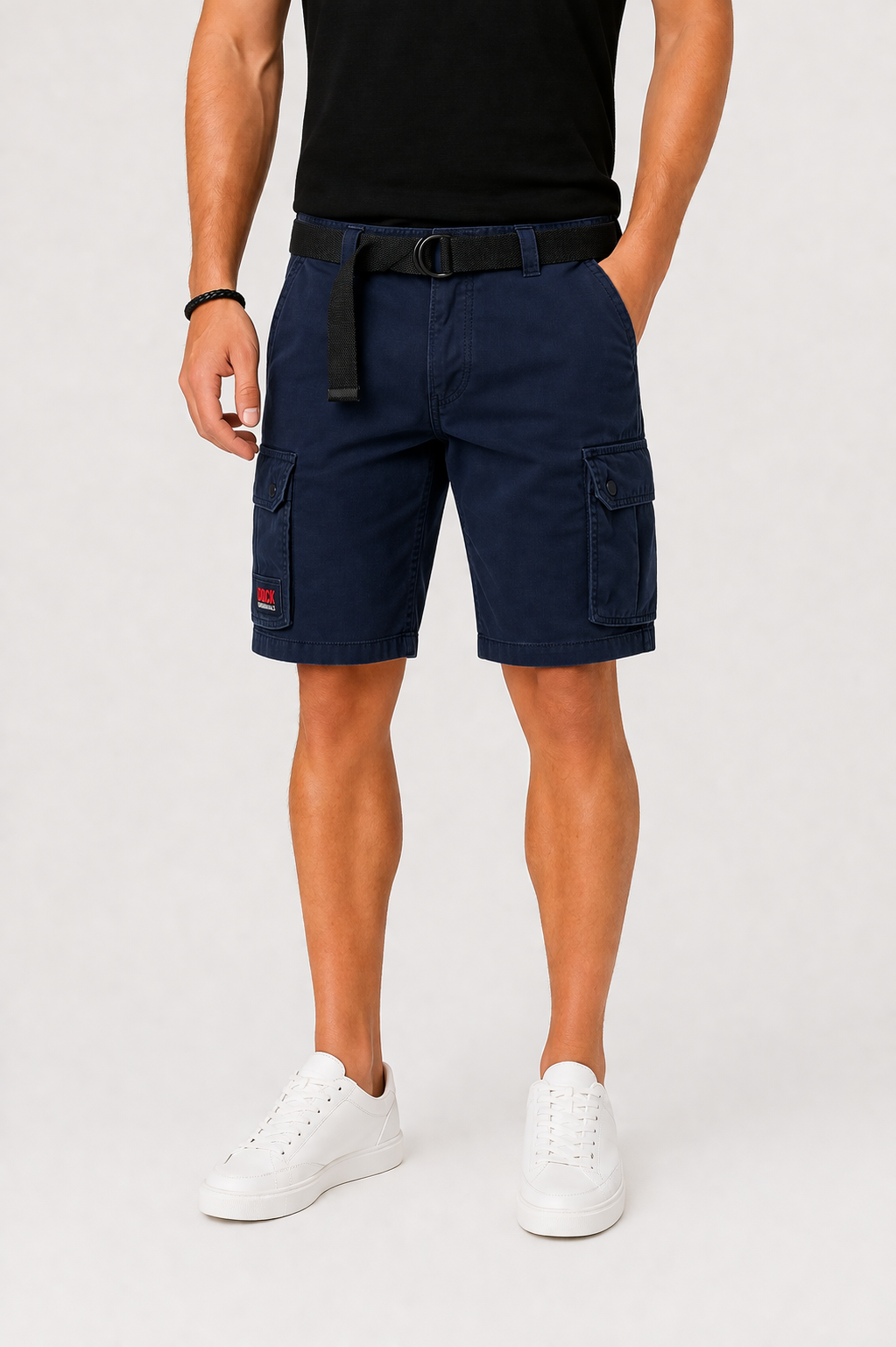 Men's Cargo Shorts Multiple Pockets Regular Fit