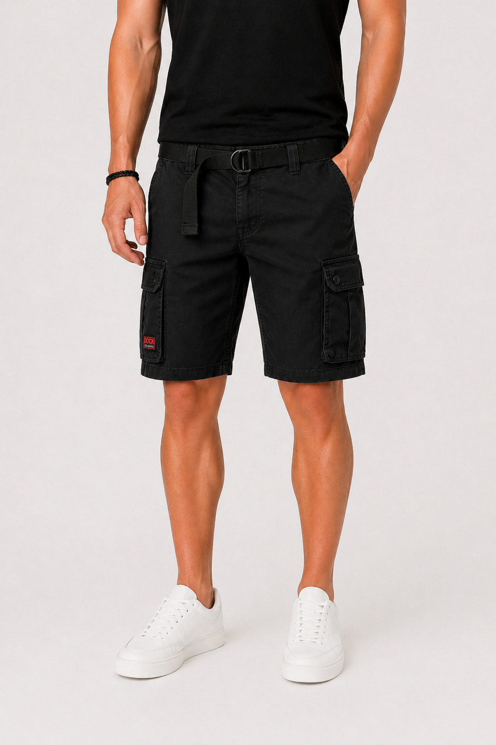 Men's Cargo Shorts Multiple Pockets Regular Fit