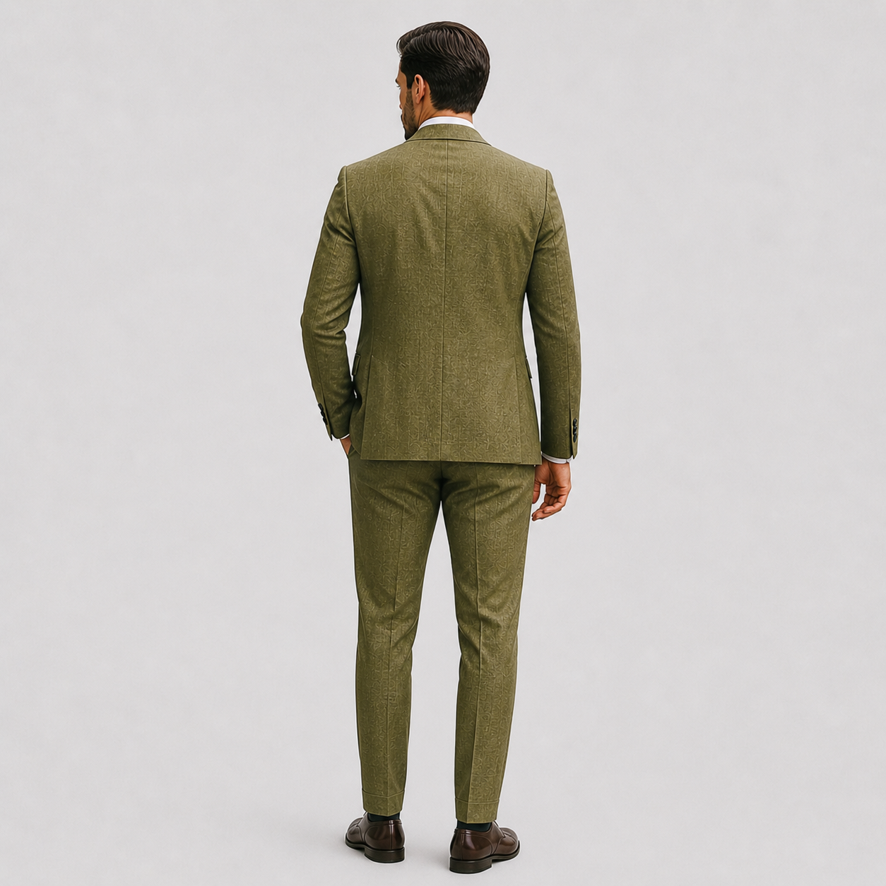 Men's Linen Suit Slim-Fit Summer Elegance
