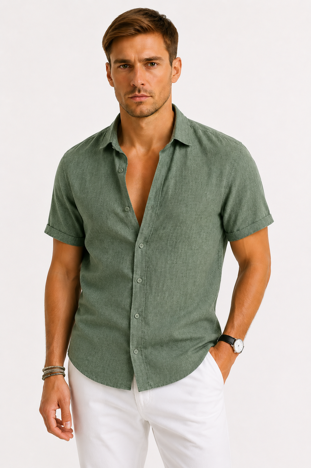 Men's Linen Shirt Airy Summer Style Timeless Design