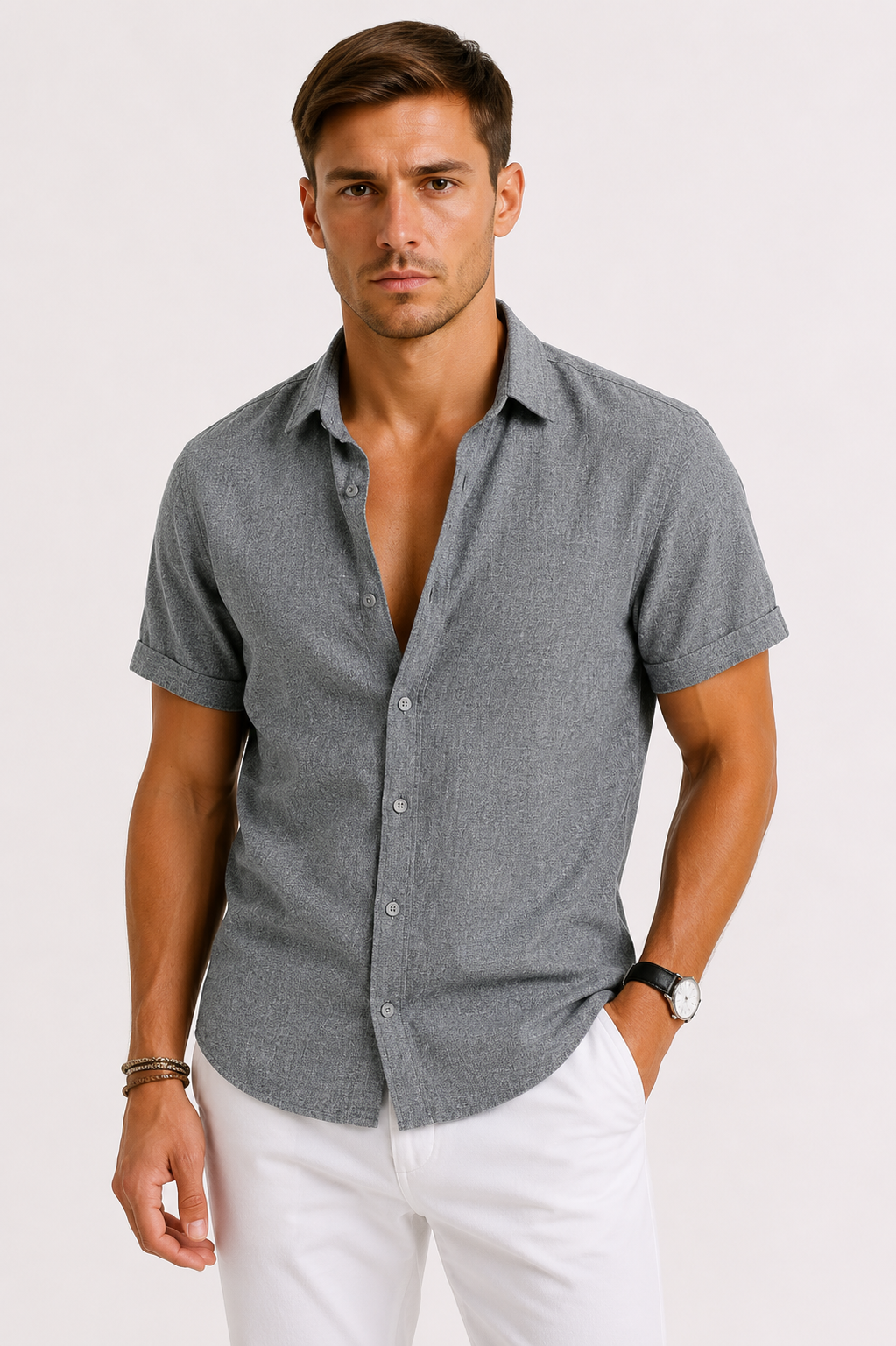 Men's Linen Shirt Airy Summer Style Timeless Design